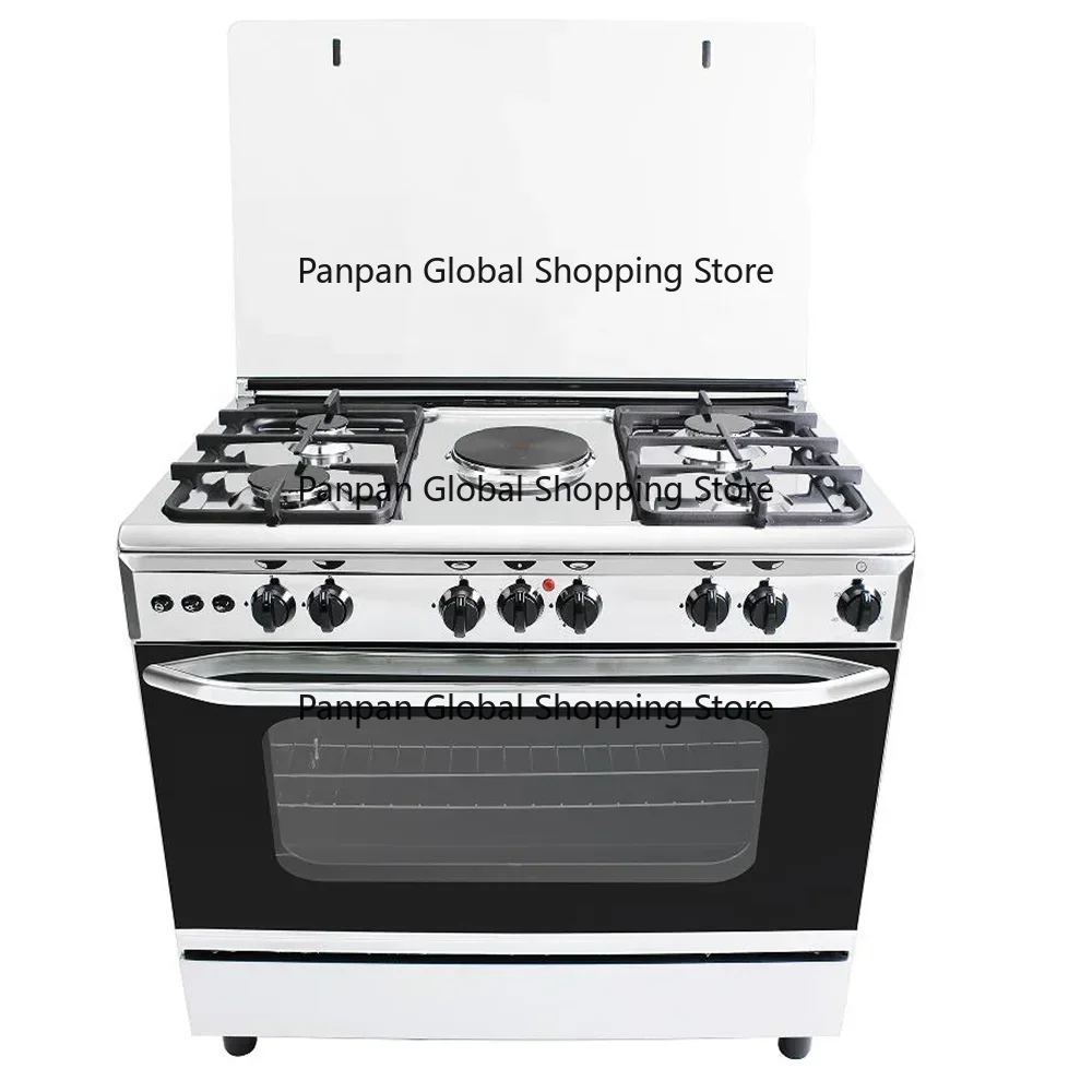 Kitchen Appliances Built In - Отдельностоящая газовая плита с 5 конфорками,