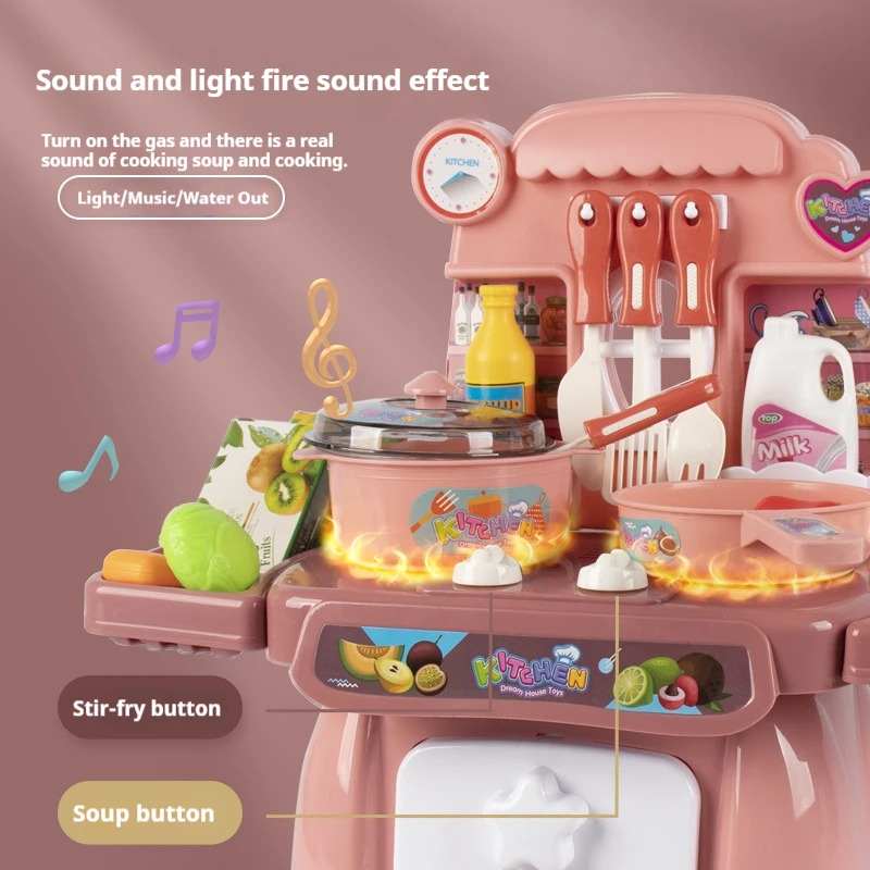 Kitchen Appliances For Kids - Игровой набор-кухня с подсветкой и звуками,