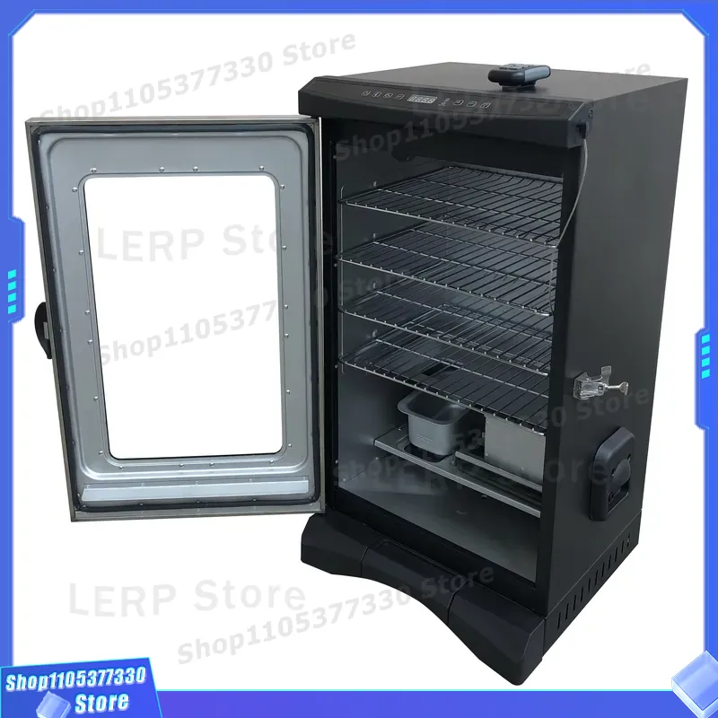 Electric Smoker Bbq - 30-дюймовый электрический гриль-коптильня с полностью стеклянным