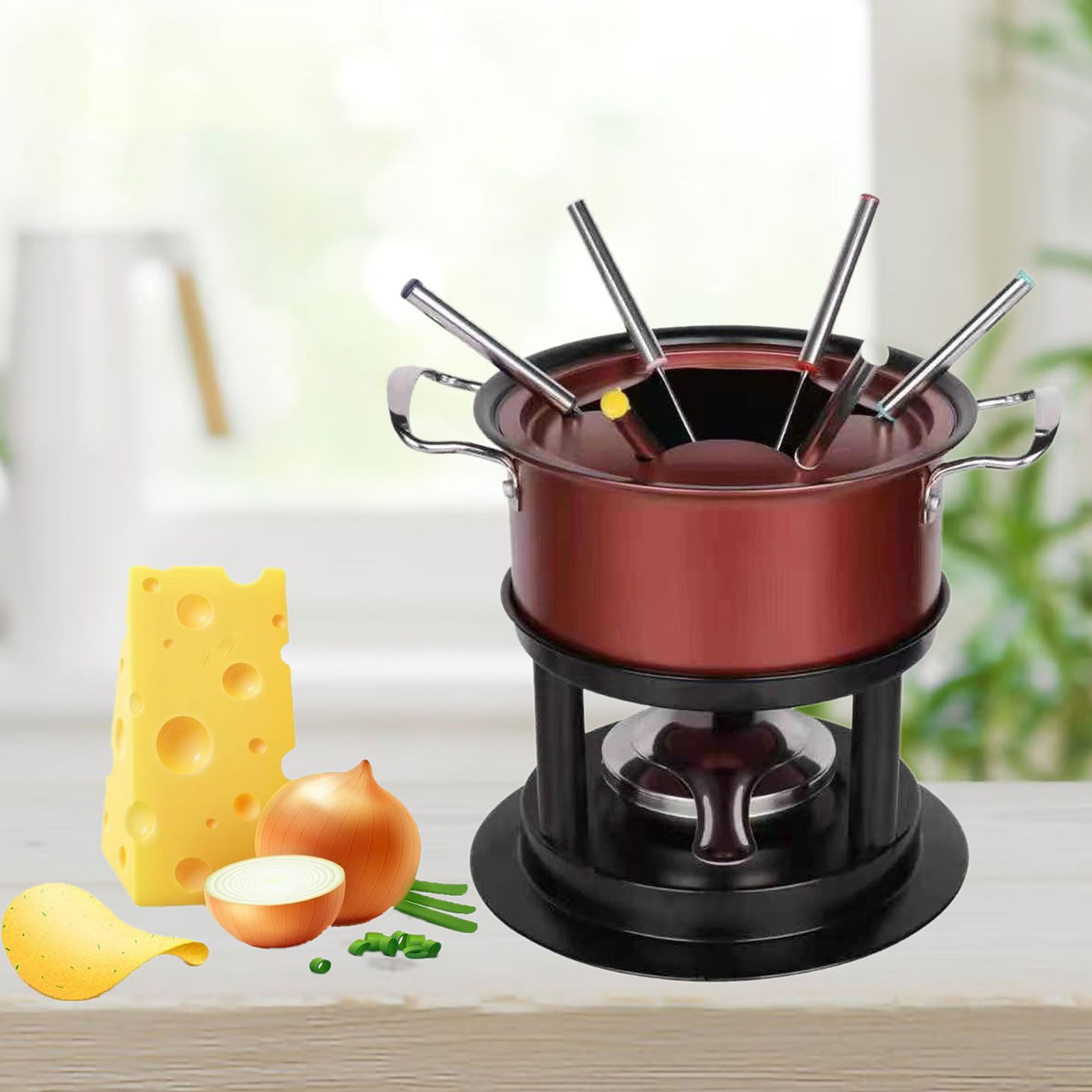 Набор кастрюль для фондю, каст – обзор и цена Fondue Set Electric