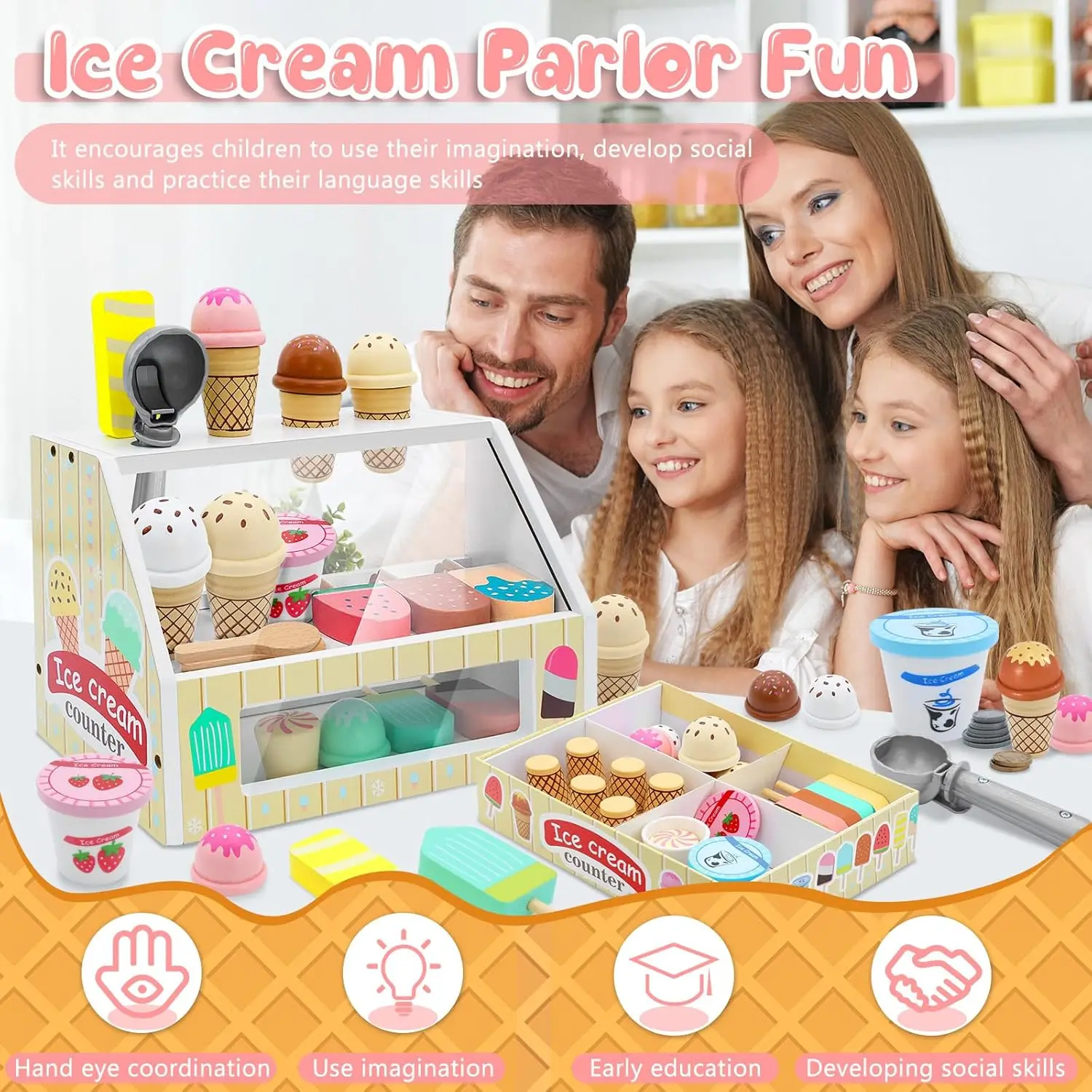 Игровой набор для мороженого д – обзор и цена Kitchen Appliances For Kids