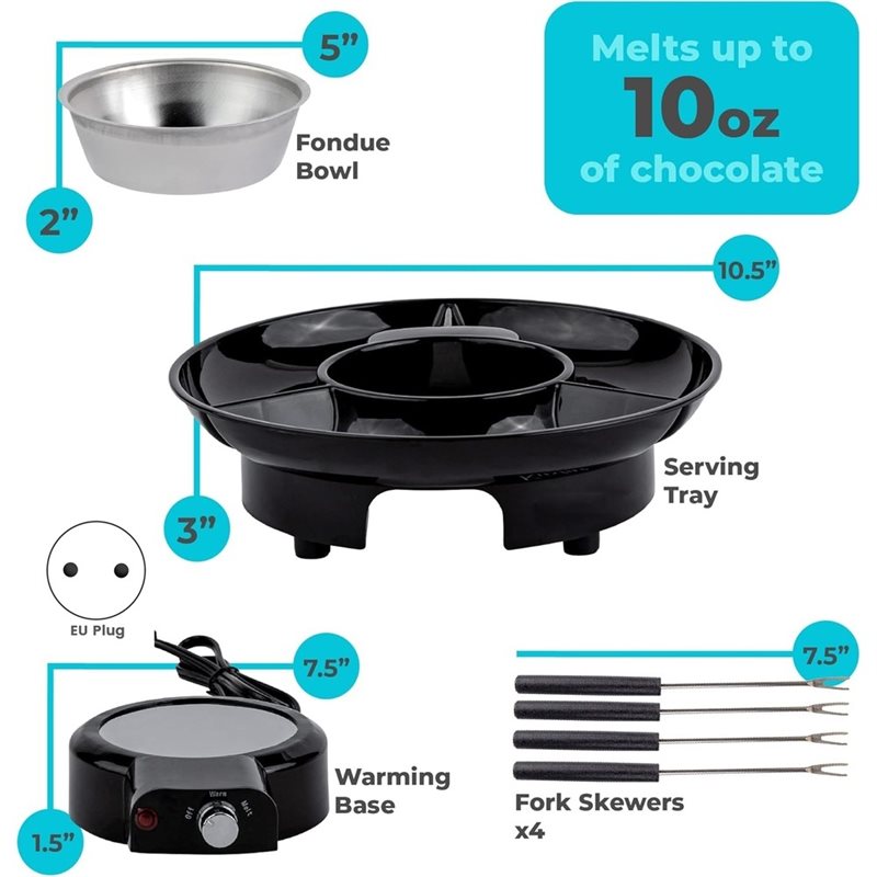 Электрический набор для фондю  – обзор и цена Fondue Set Electric