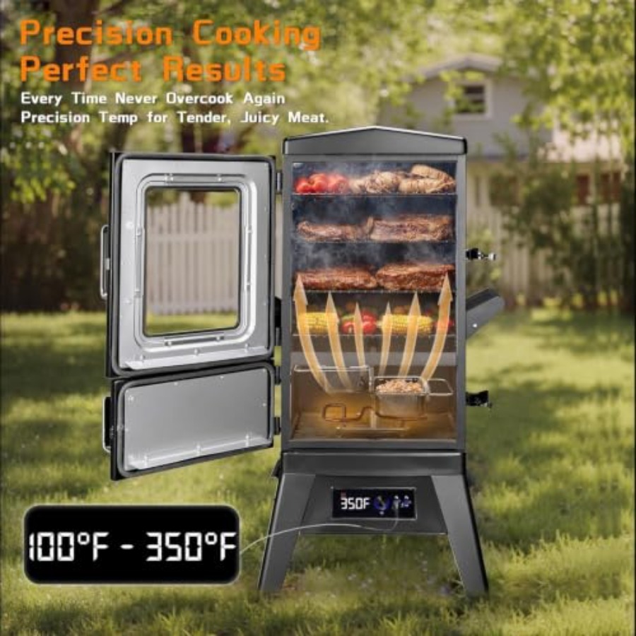 Большой вертикальный электриче – обзор и цена Electric Smoker Bbq