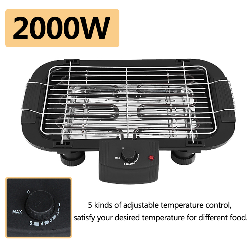 Бытовой бездымный гриль 2000 В – обзор и цена Electric Smoker Bbq